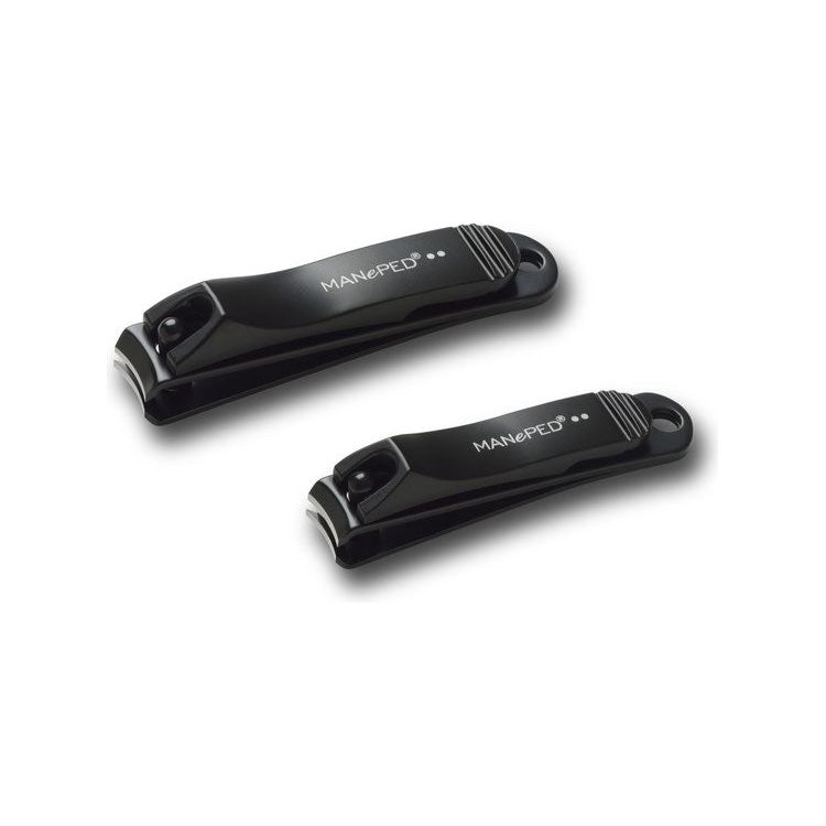 Nail clipper set made of stainless steel - MANePED Black Edition