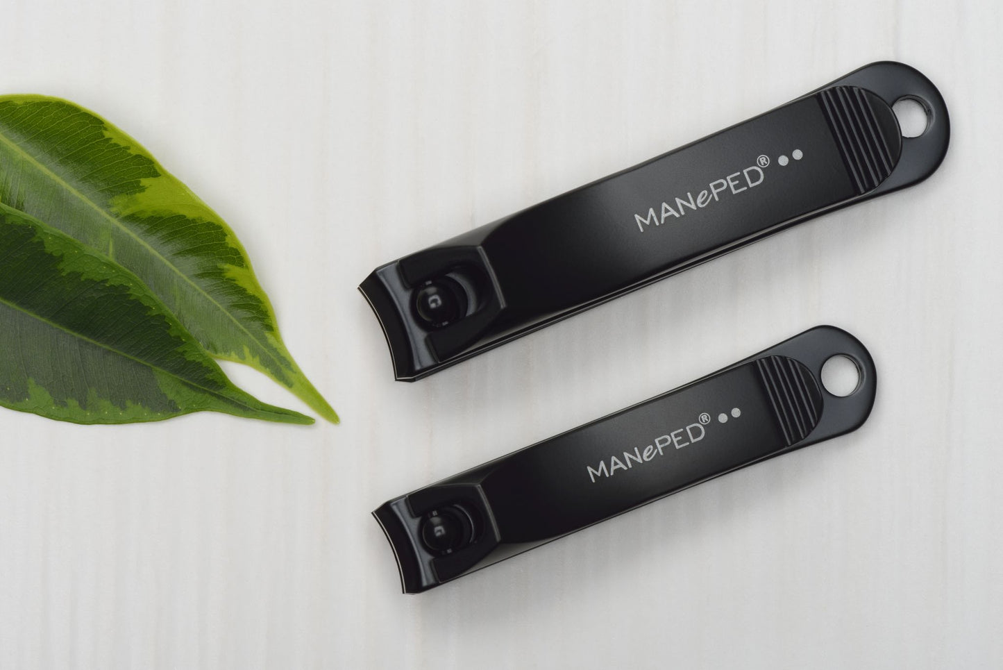 Nail clipper set made of stainless steel - MANePED Black Edition