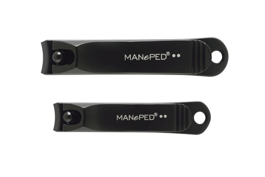Nail clipper set made of stainless steel - MANePED Black Edition