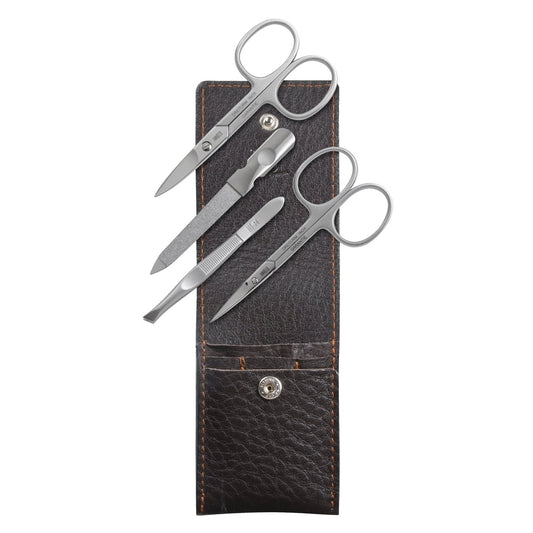 Exklusive Maniküre-Etuis aus echtem Leder – Funktionalität trifft Handwerkskunst Made in Solingen / Germany - Modell Umbra