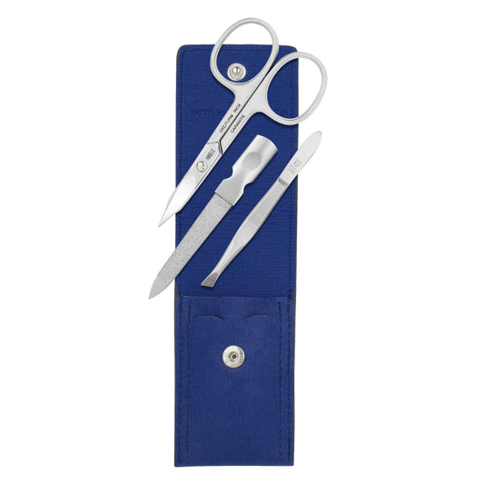 Maniküre-/Pediküreset in Royalblau – Made in Solingen / Germany - Modell Navy