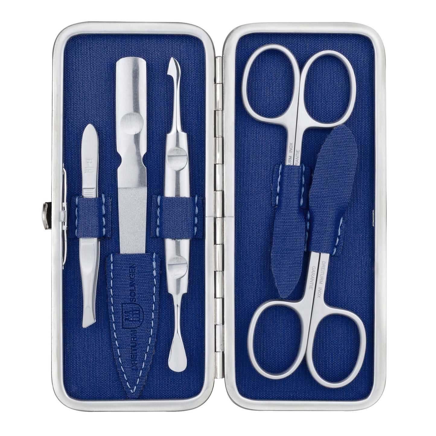 Maniküre-/Pediküreset in Royalblau – Made in Solingen / Germany - Modell Navy