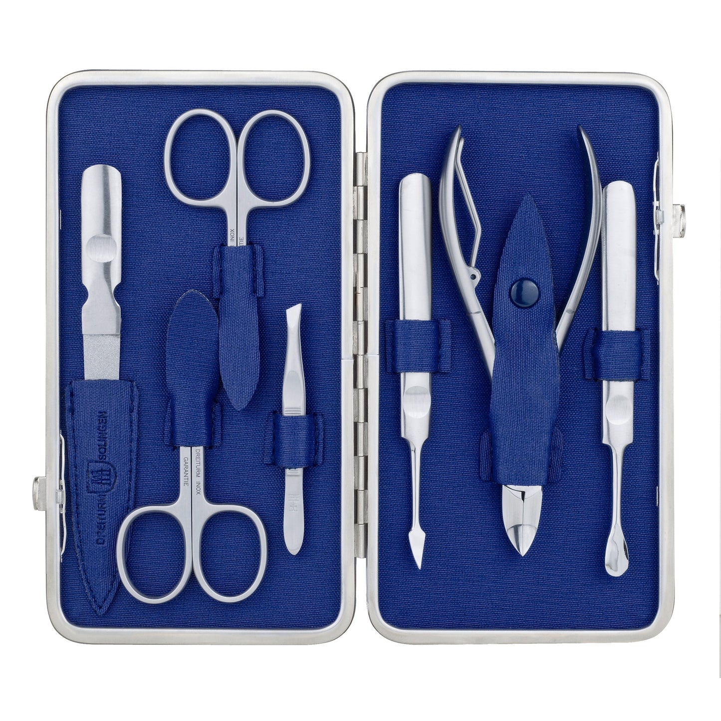 Maniküre-/Pediküreset in Royalblau – Made in Solingen / Germany - Modell Navy