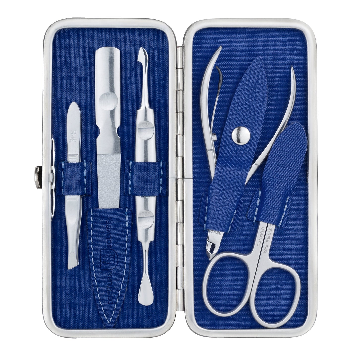 Maniküre-/Pediküreset in Royalblau – Made in Solingen / Germany - Modell Navy