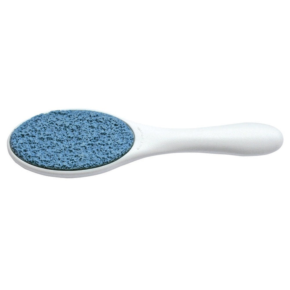 Mineralfußfeile, doppelseitig, weiß, 16 cm