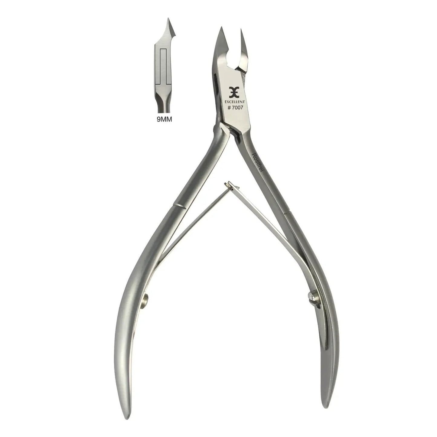 Nagelhautzange 11 cm, Schneide schlank gewölbt 9 mm
