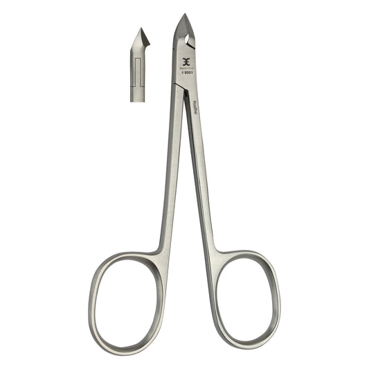Nagelhautzange 8.5 cm, Schneide 8 mm mit Scherengriff
