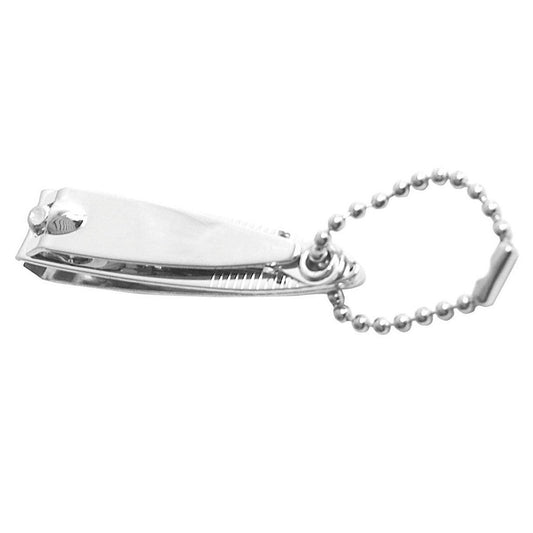 Nagelknipser, glanzverchromt, mit Feile/Kette, 5 cm