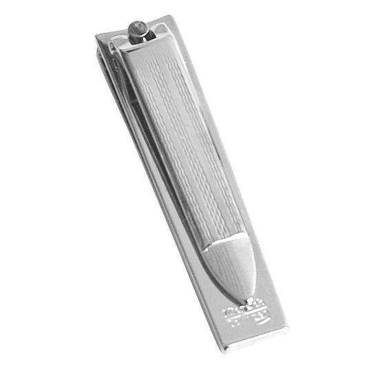 Nagelknipser, vernickelt, mit Feile, 6 cm