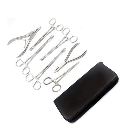 Piercing Zangen & Klemmen Set