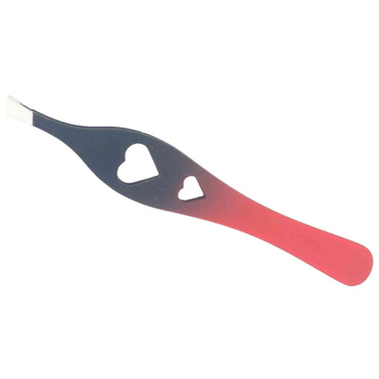 Pinzette schräg, inkl. Lederetui