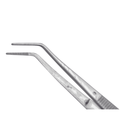Präzisionpinzette mit Klemme - extra lang