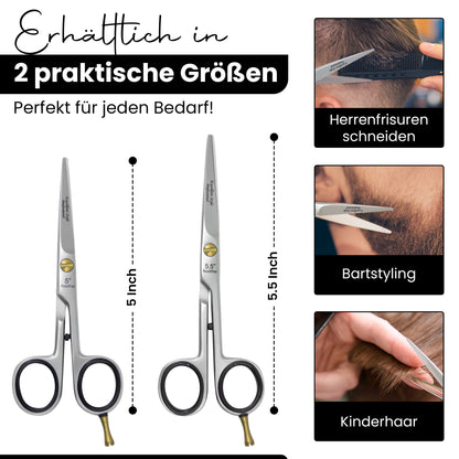 Profi Haarschere – Premium Friseurschere, ergonomischer Griff, Mikroverzahnung