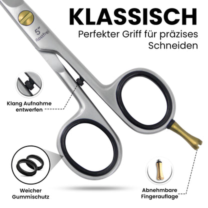Profi Haarschere – Premium Friseurschere, ergonomischer Griff, Mikroverzahnung