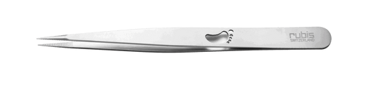 RUBIS Pinzette Pointer Foot spitz 12,5 cm