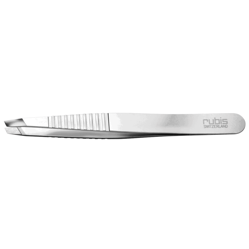 RUBIS Pinzette Pro Grip schräg 10 cm