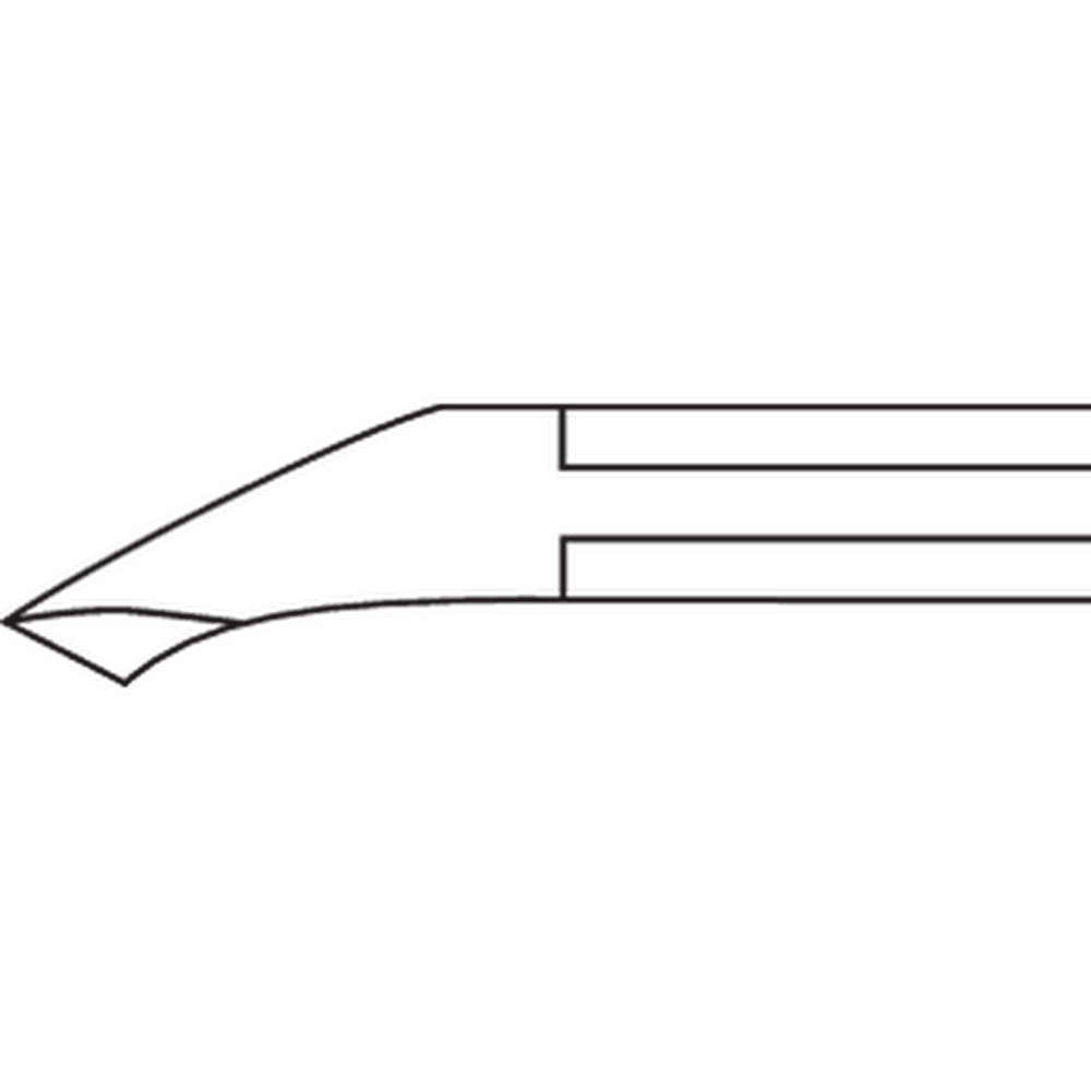 RUCK Hautzange 10 cm schräge 4 mm Schneide