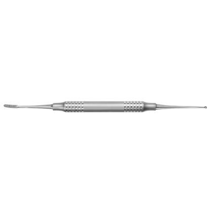 Ruck Leichtgewicht Eckenfeile gebogen mit Löffelinstrument 16 cm