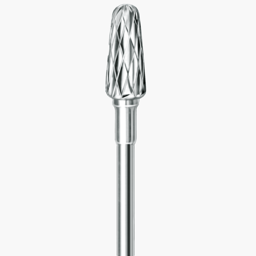 Ruck Fräser Hartmetall knospenförmig grobe X-Verzahnung Ø 6,0 mm