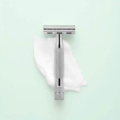 Rockwell Rasierer 6C Rasierhobel – weiß verchromt