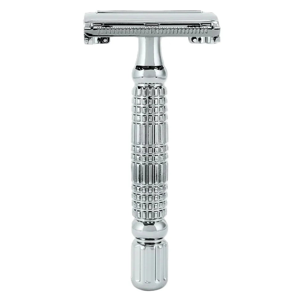 Rockwell Razors R1 Rasierhobel – Weiß verchromt