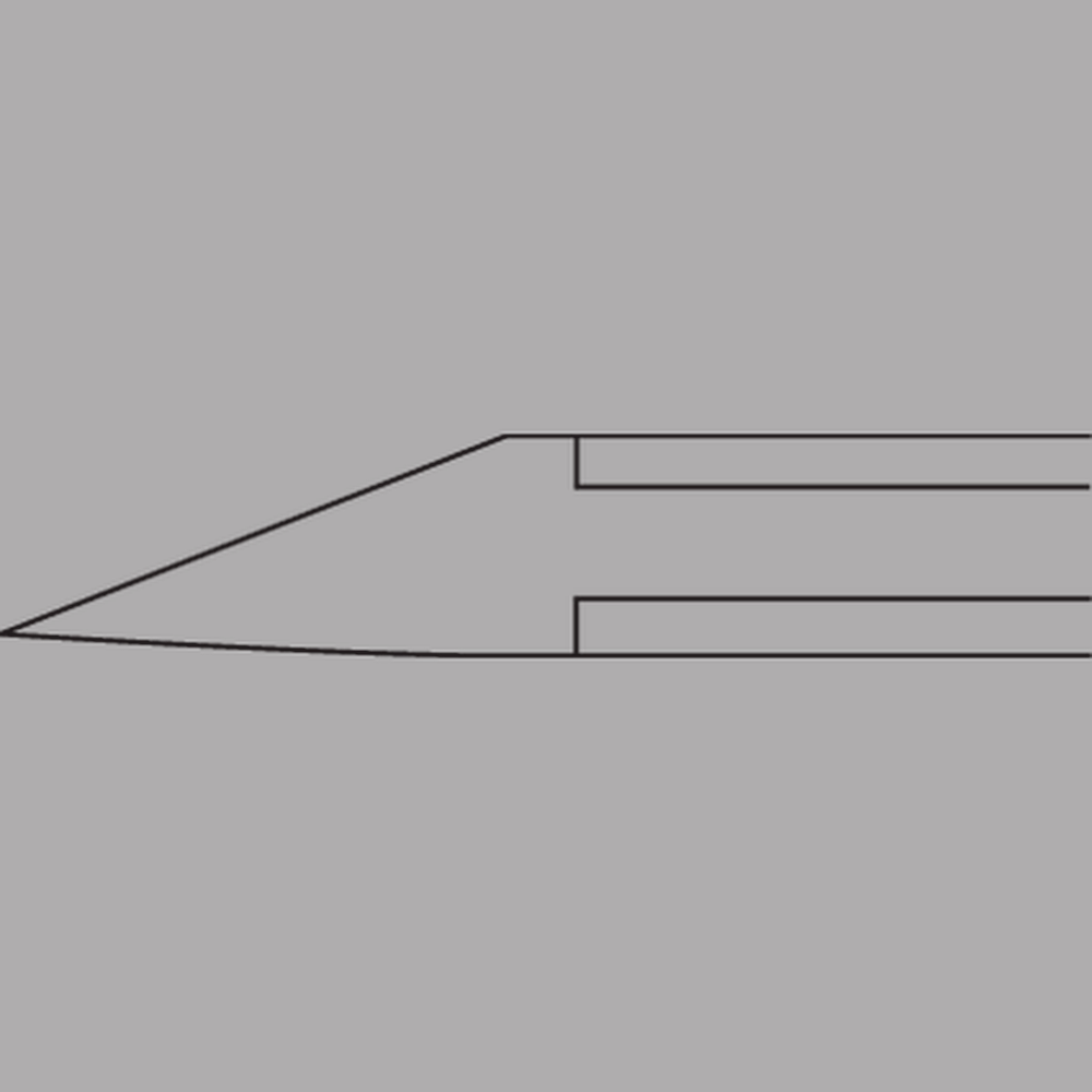 RUCK INSTRUMENTE Eckenzange 13 cm kompakt/spitz
