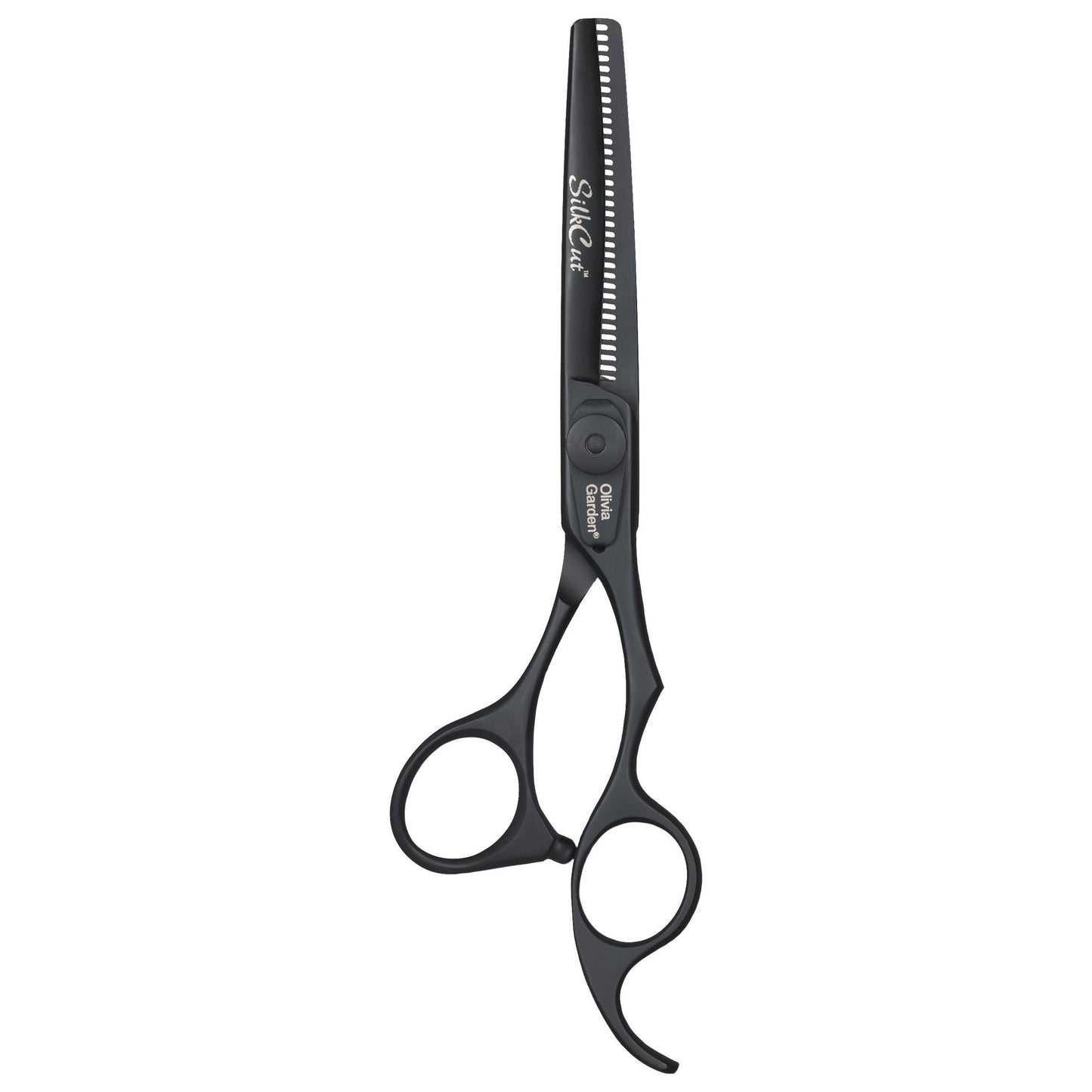 Olivia Garden SilkCut Matt Black modeling scissors 6.0'' EUR RH