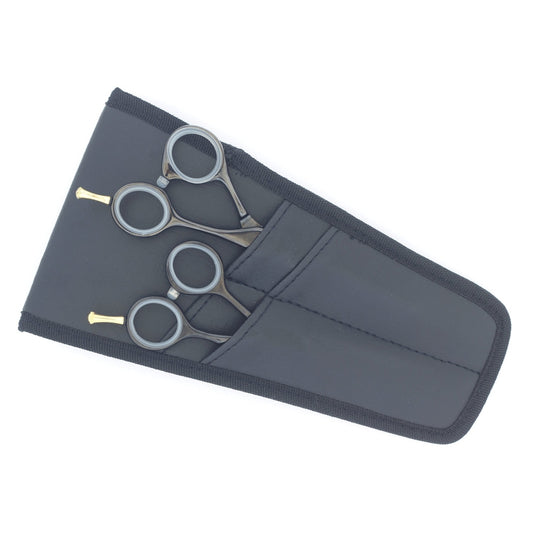Scherenetui aus Kunstleder, 2 Fächer