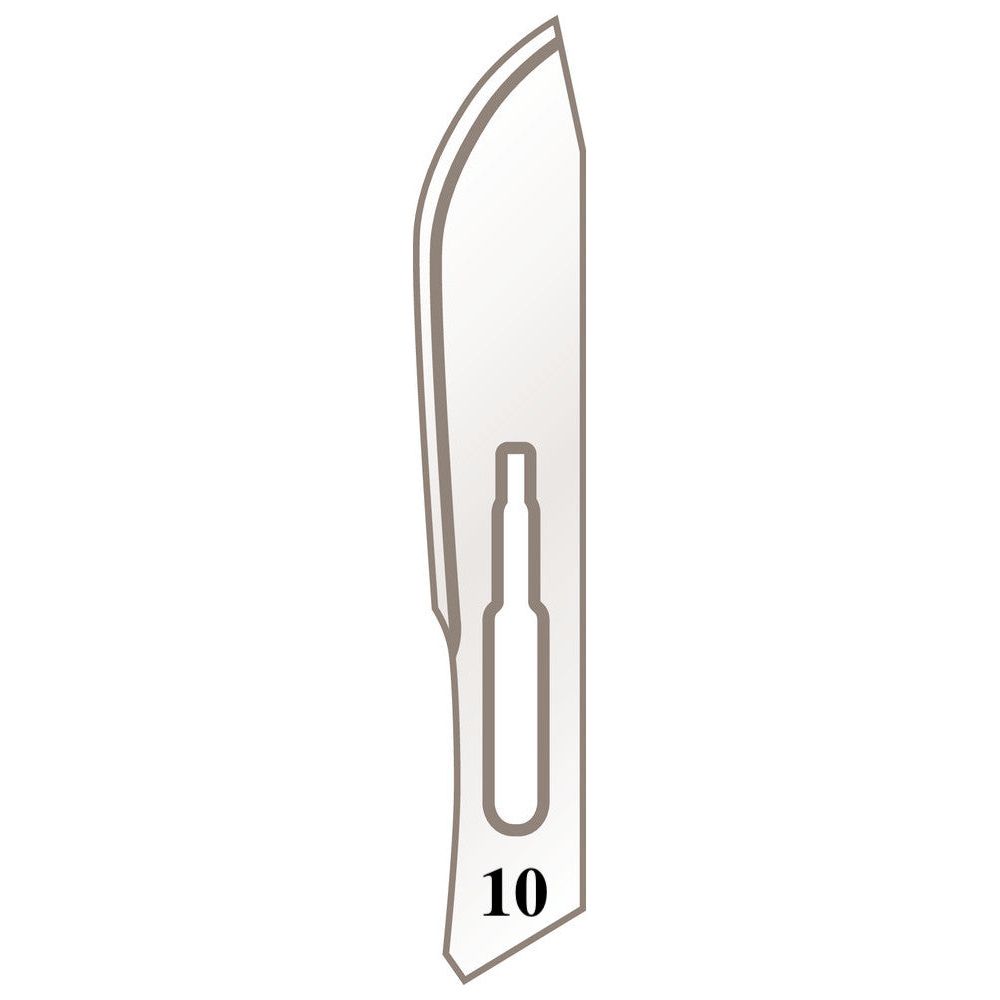 Skalpellhalter Klingen Nr. 10 für Griff Nr. 3