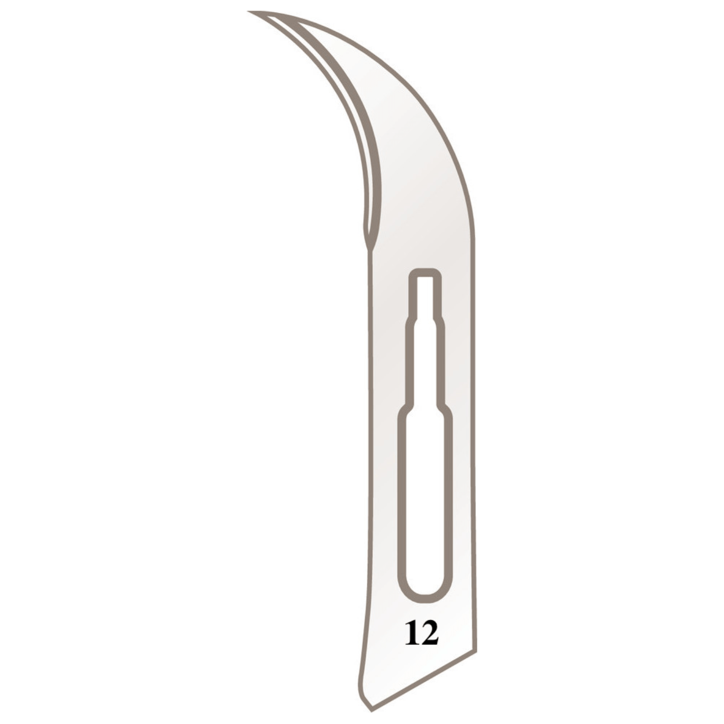 Skalpellhalter Klingen Nr. 12 für Griff Nr. 3