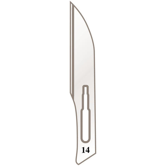 Skalpellhalter Klingen Nr. 14 für Griff Nr. 3