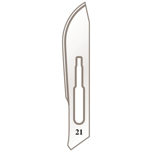 Skalpellhalter Klingen Nr. 21 für Griff Nr. 4