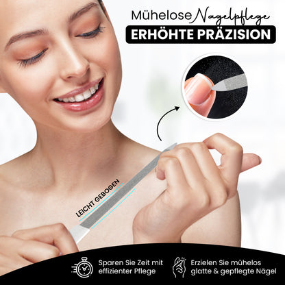 Solinger Saphir-Hohlnagelfeile - leicht innen gebogen