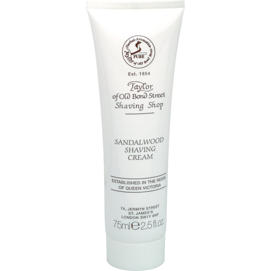 Taylor of Old Bond Street Sandelholz Rasiercreme Tube – Nassrasur