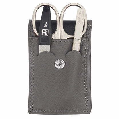 YES Solingen Manicure Taschenetui Taupe 3-teilig