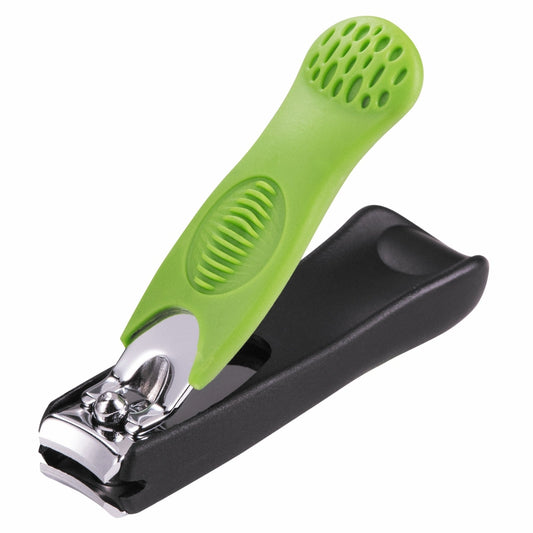 YES Solingen Nagelknipser Soft-Grip mit Nagelfänger 6 cm