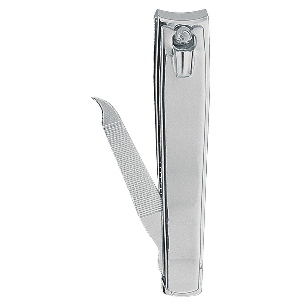 YES Solingen Nagelknipser mit Feile und Reiniger 8 cm