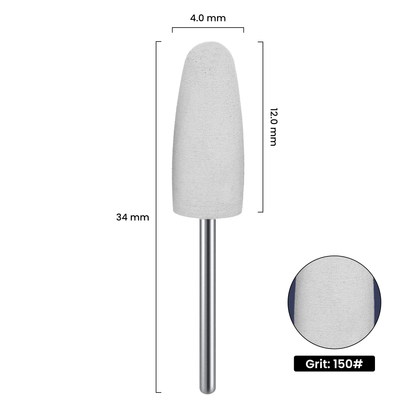 Premium Silikon-Schleifaufsatz Grau