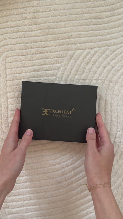 Excellent Maniküre Etui - mit Nagelzange - dunkelrot